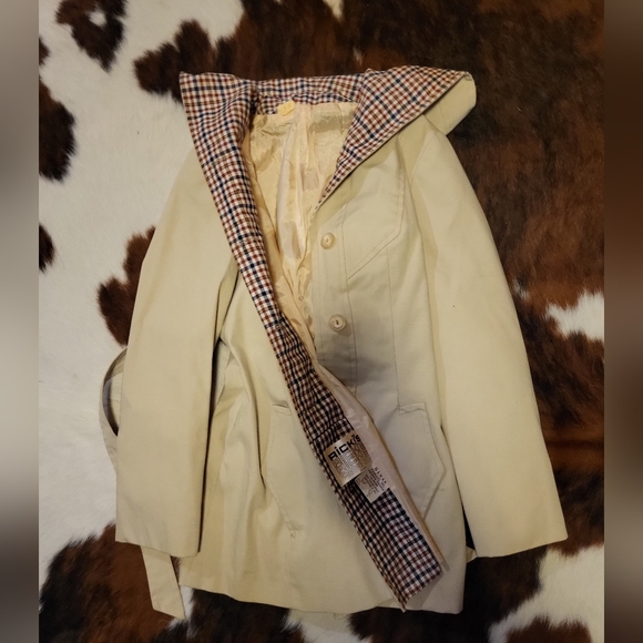Vintage cotton trench coat Rickis - Picture 1 of 7